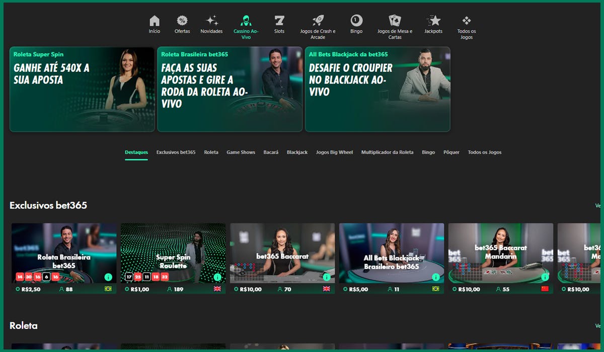 bet365 brasil cassino ao vivo