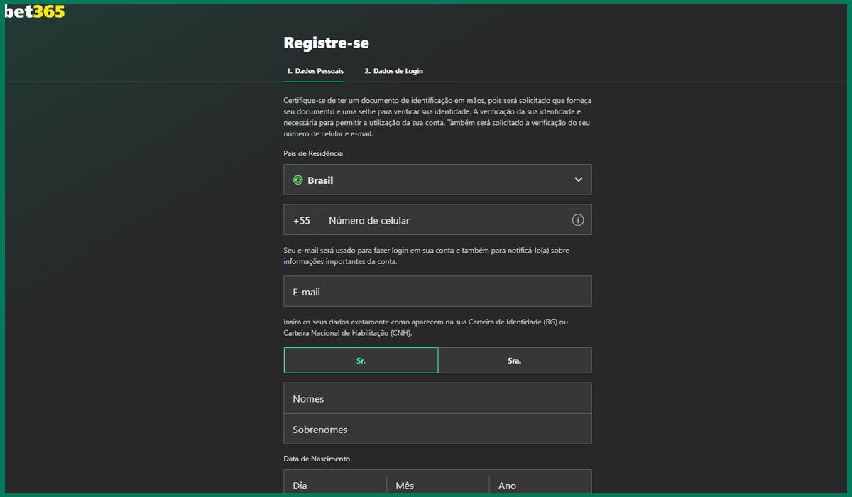 bet365 brasil cadastro 2