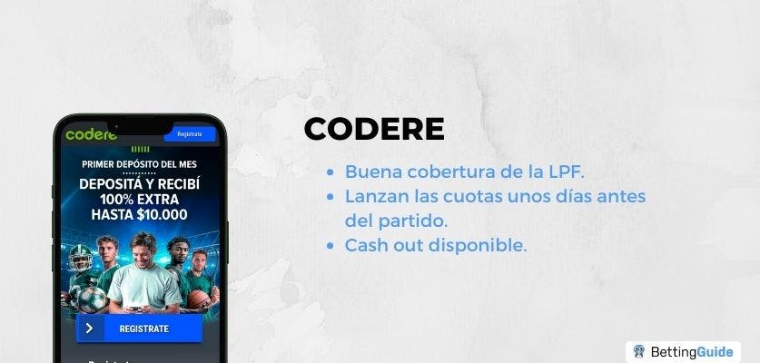 Codere Argentina apuestas