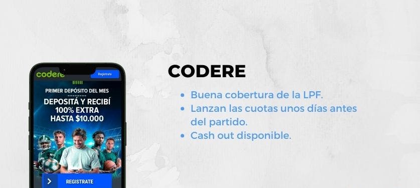 Codere Argentina apuestas