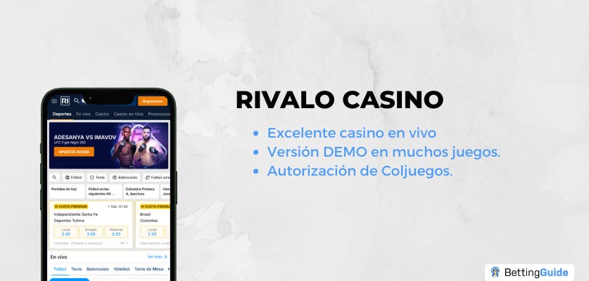 Rivalo casino Colombia