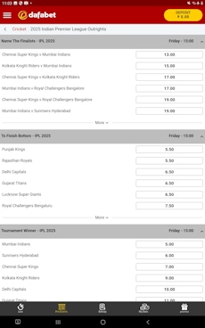 Dafabet app Android 4