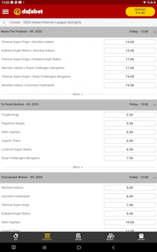 Dafabet app Android 4