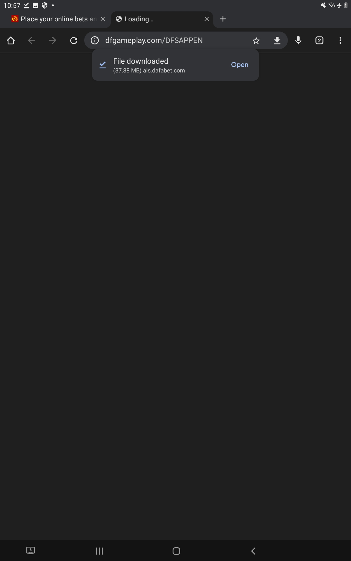 Download Dafabet APK App Step 8