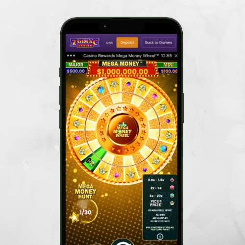 mega money wheel game image