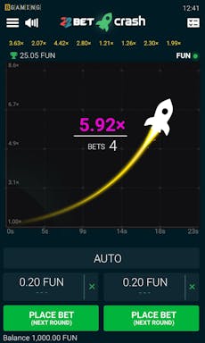 22bet real money crash game app in India