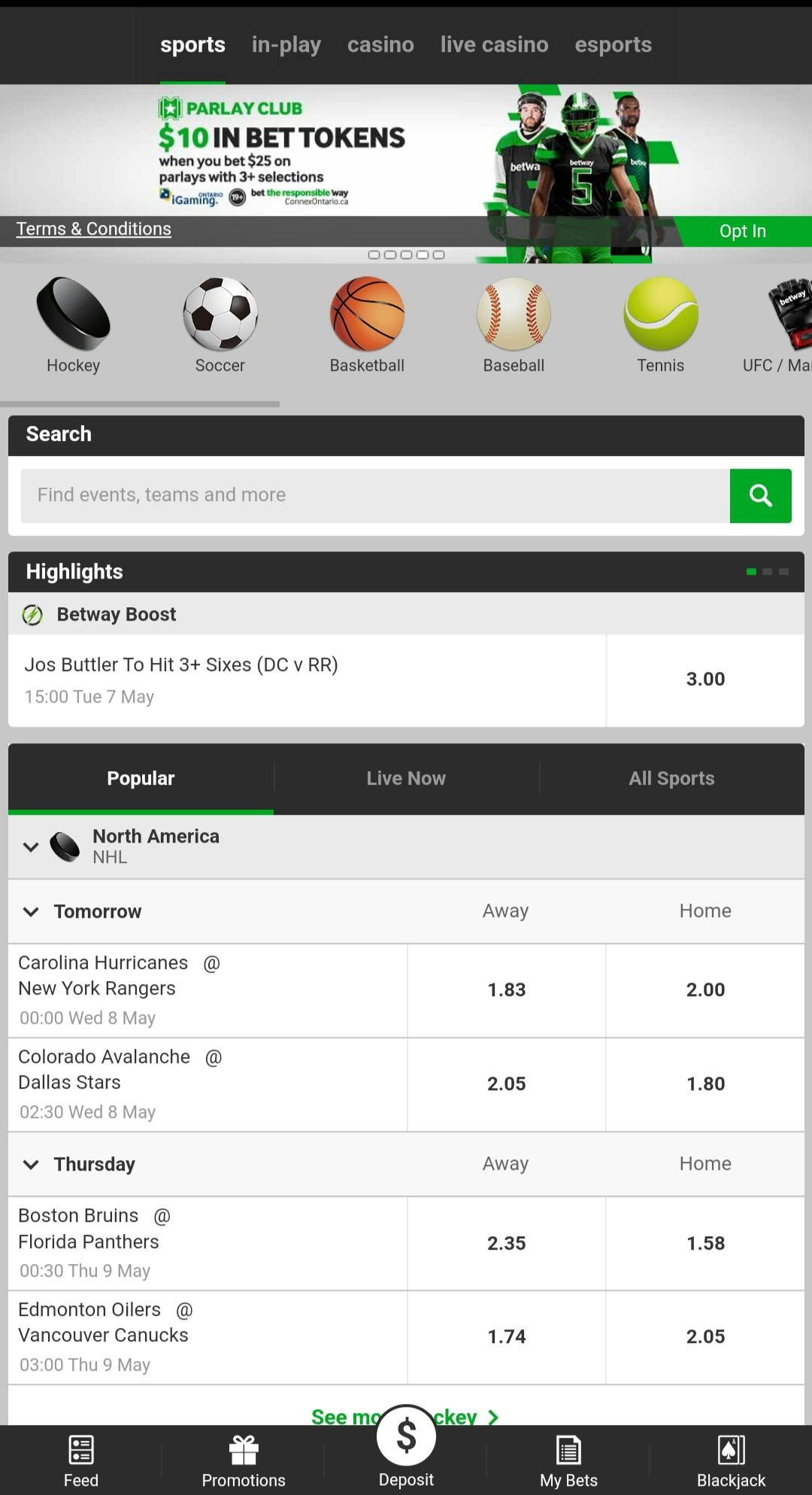 sports betting review betway