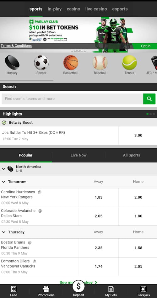 sports betting review betway