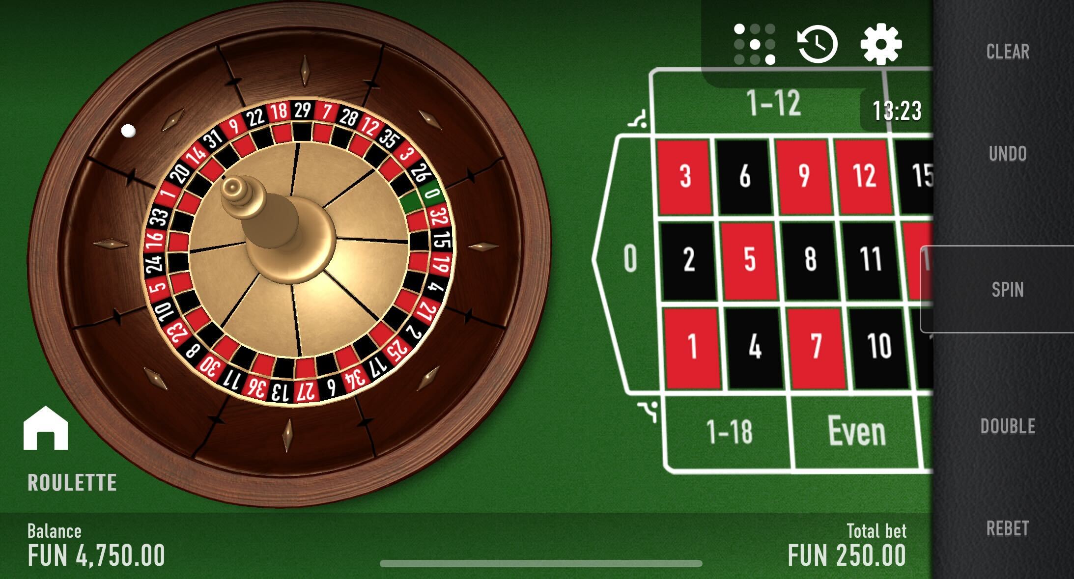 Roulette Relax Gaming desktop