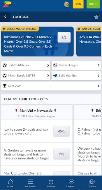Coral football betting in Ireland