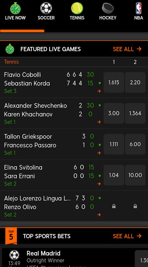 888sport live betting