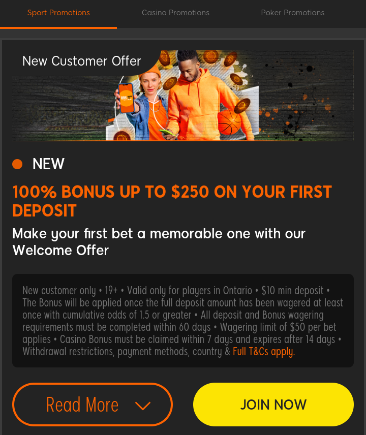 888sport welcome bonus canada