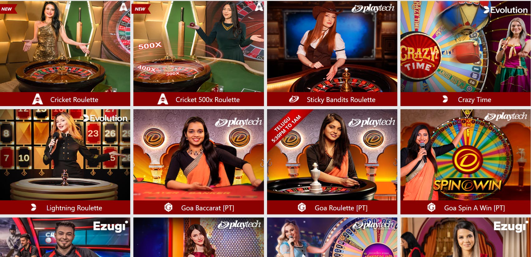 Dafabet India live casino