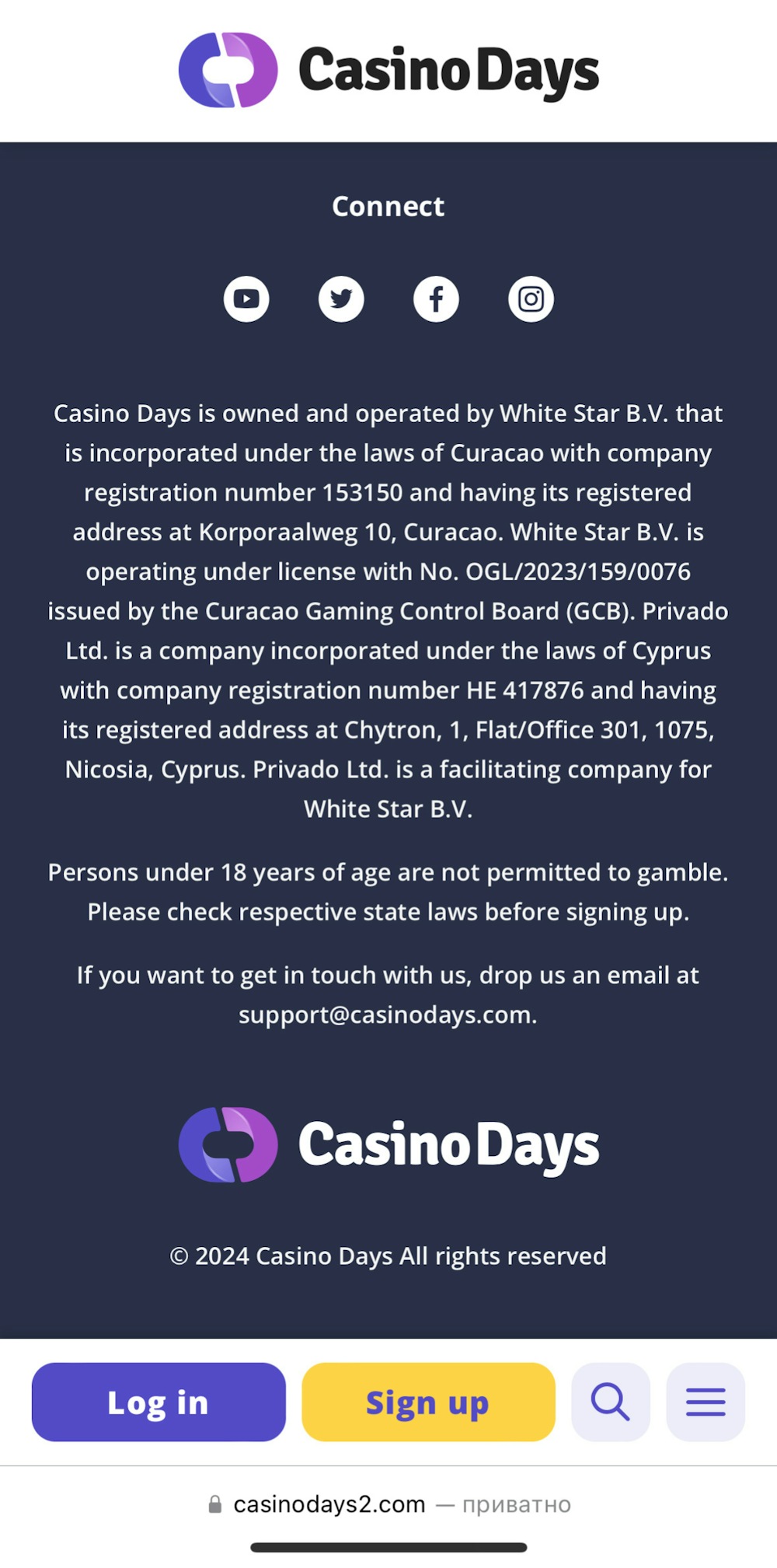 casino-days-statement
