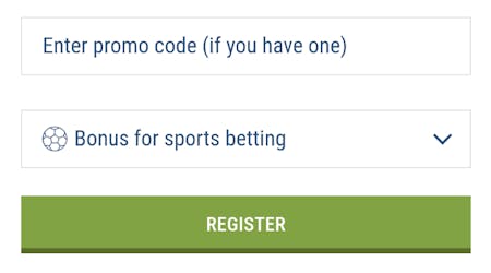 1xBet app registration by one click in India.