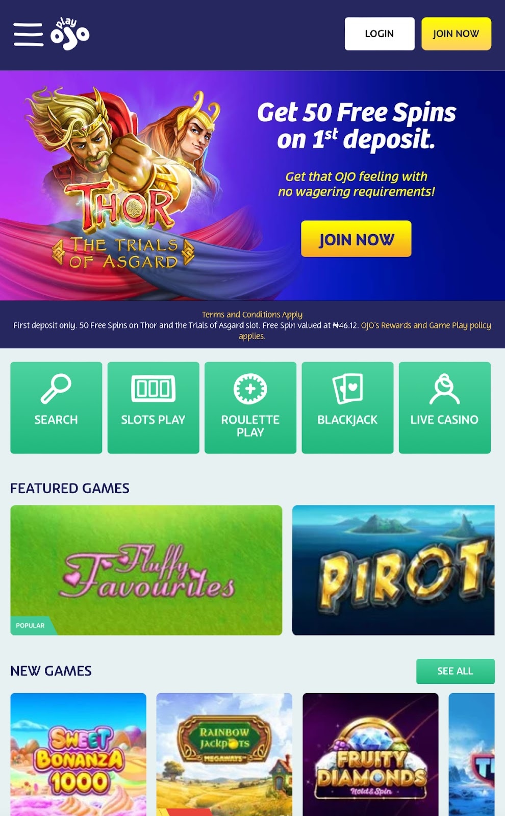 playojo mobile app ireland