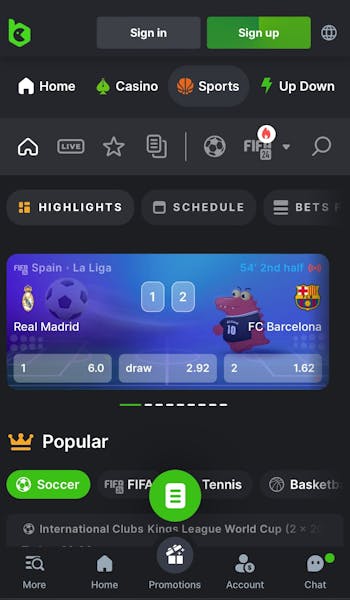 BC Game app sports betting