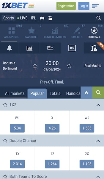 1xBet sportsbook