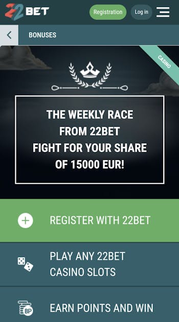 22bet promotion