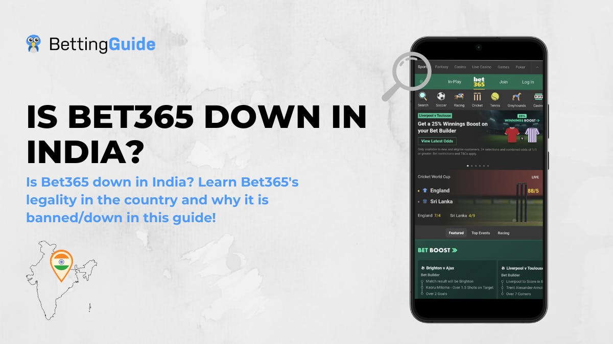 Is bet365 down in India?