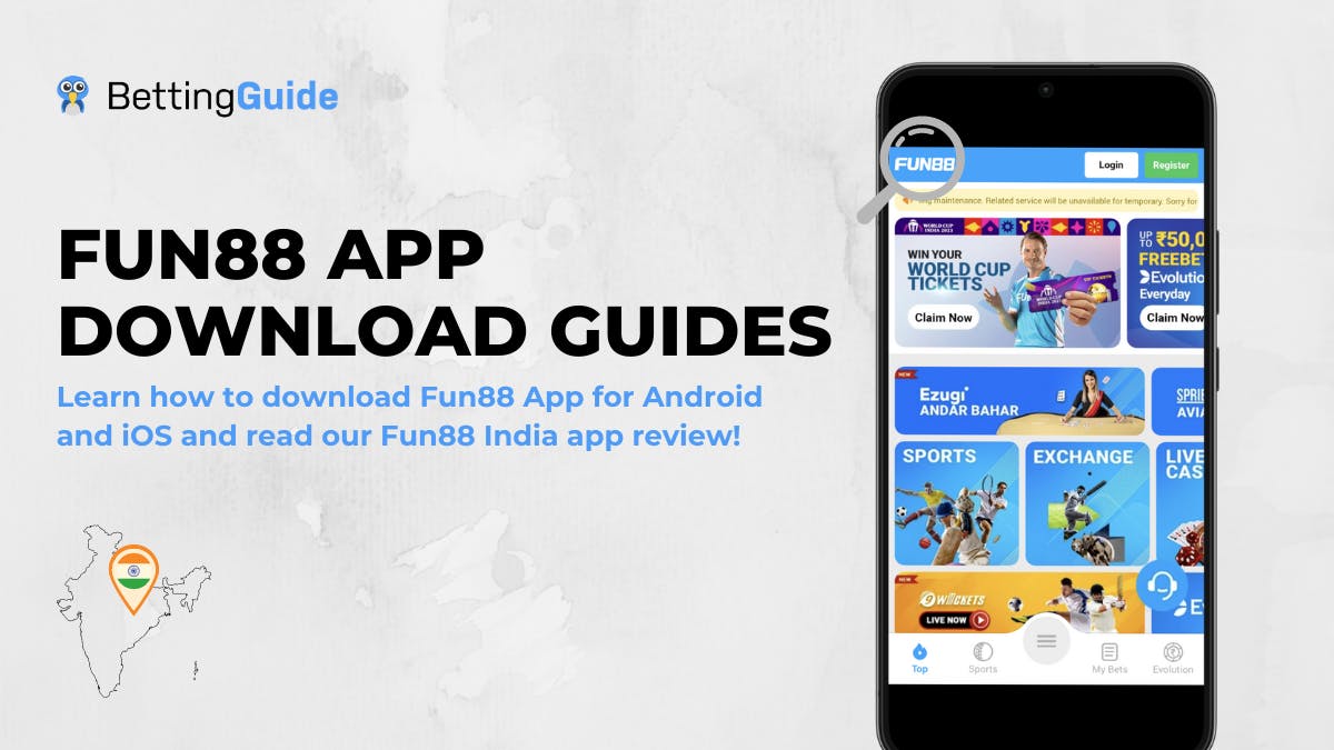 Fun88 download guides in India. Learn how to download Fun88 app for Android and iOS and read our Fun88 India app review.