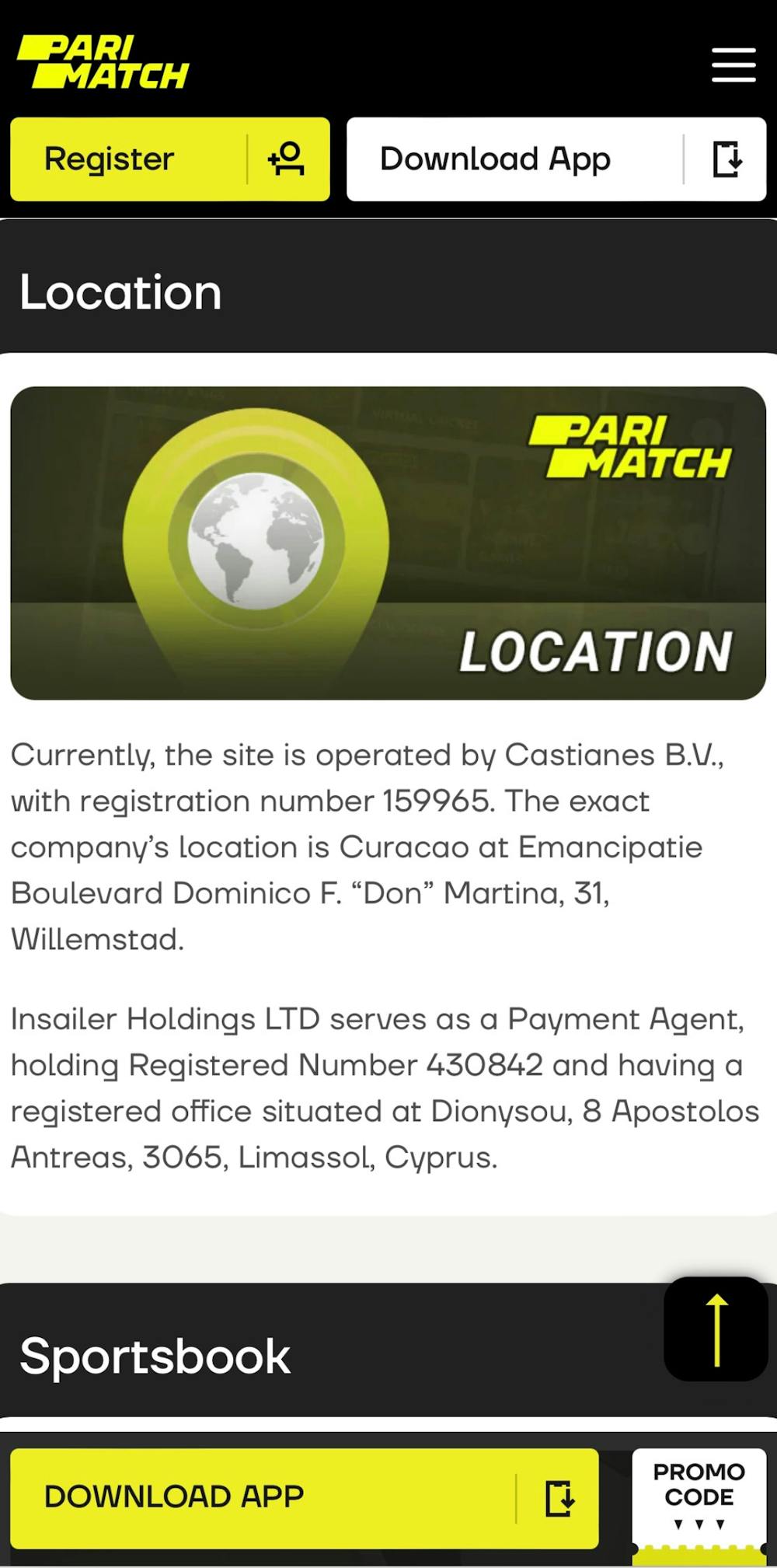 parimatch location