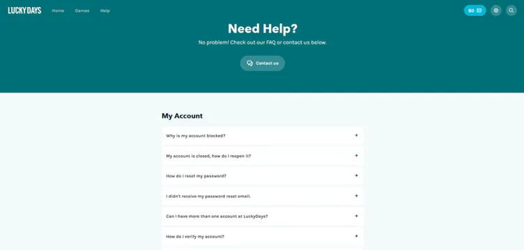 how to contact lucky days customer service