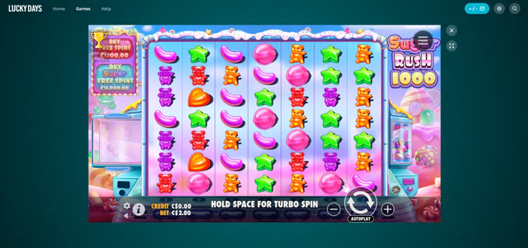 lucky days online slots testing