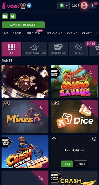 Vbet app all casino games