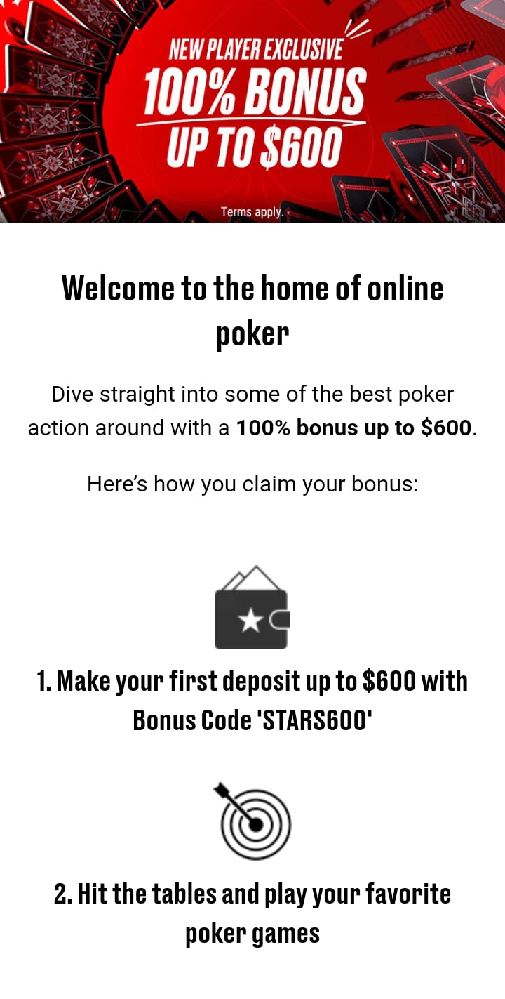 pokerstars poker bonus