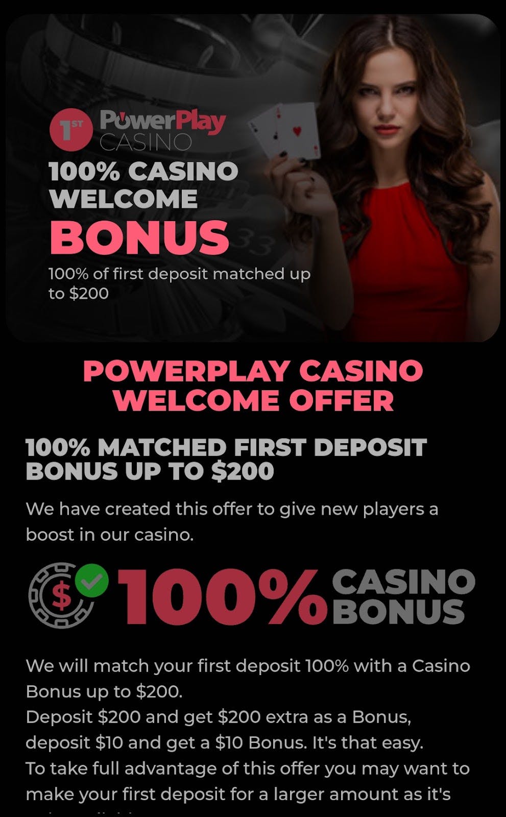 casino bonus campaign powerplay