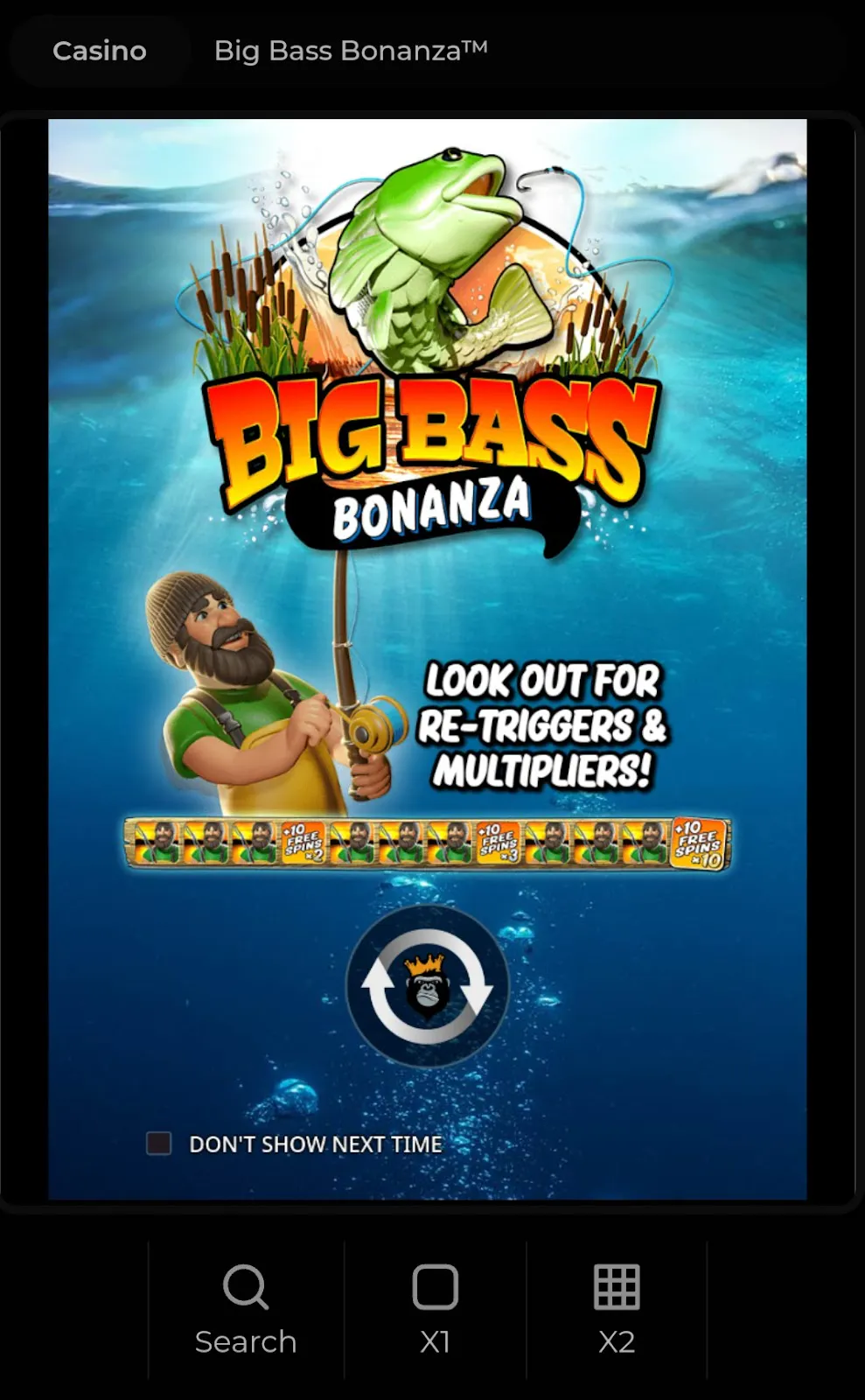 big bass bonanza slot testing