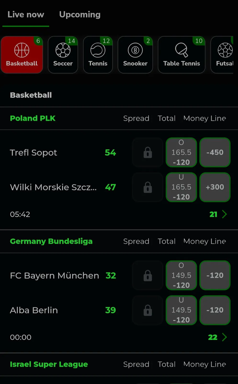 powerplay betting and live betting