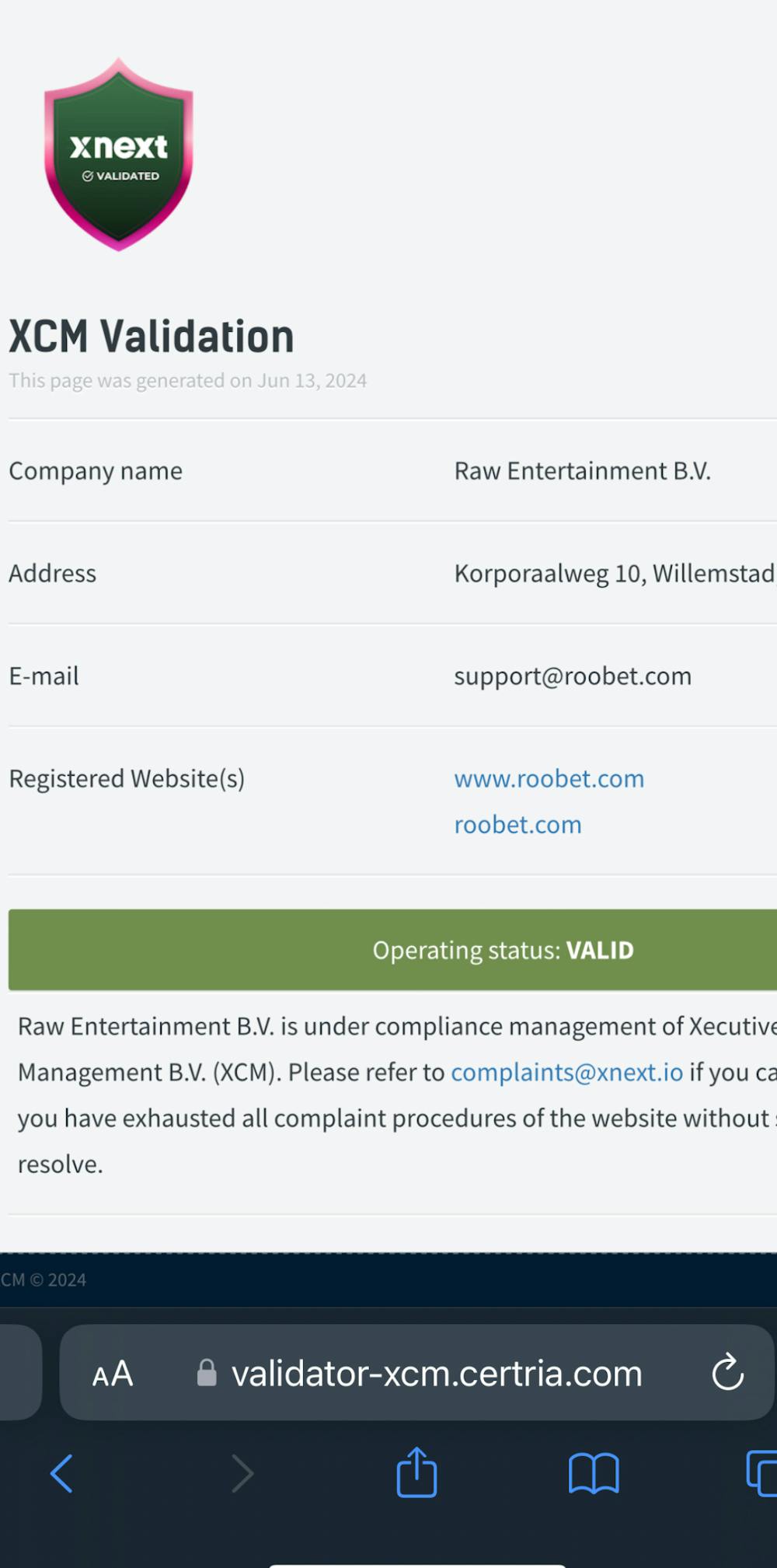 xcm-validation-roobet