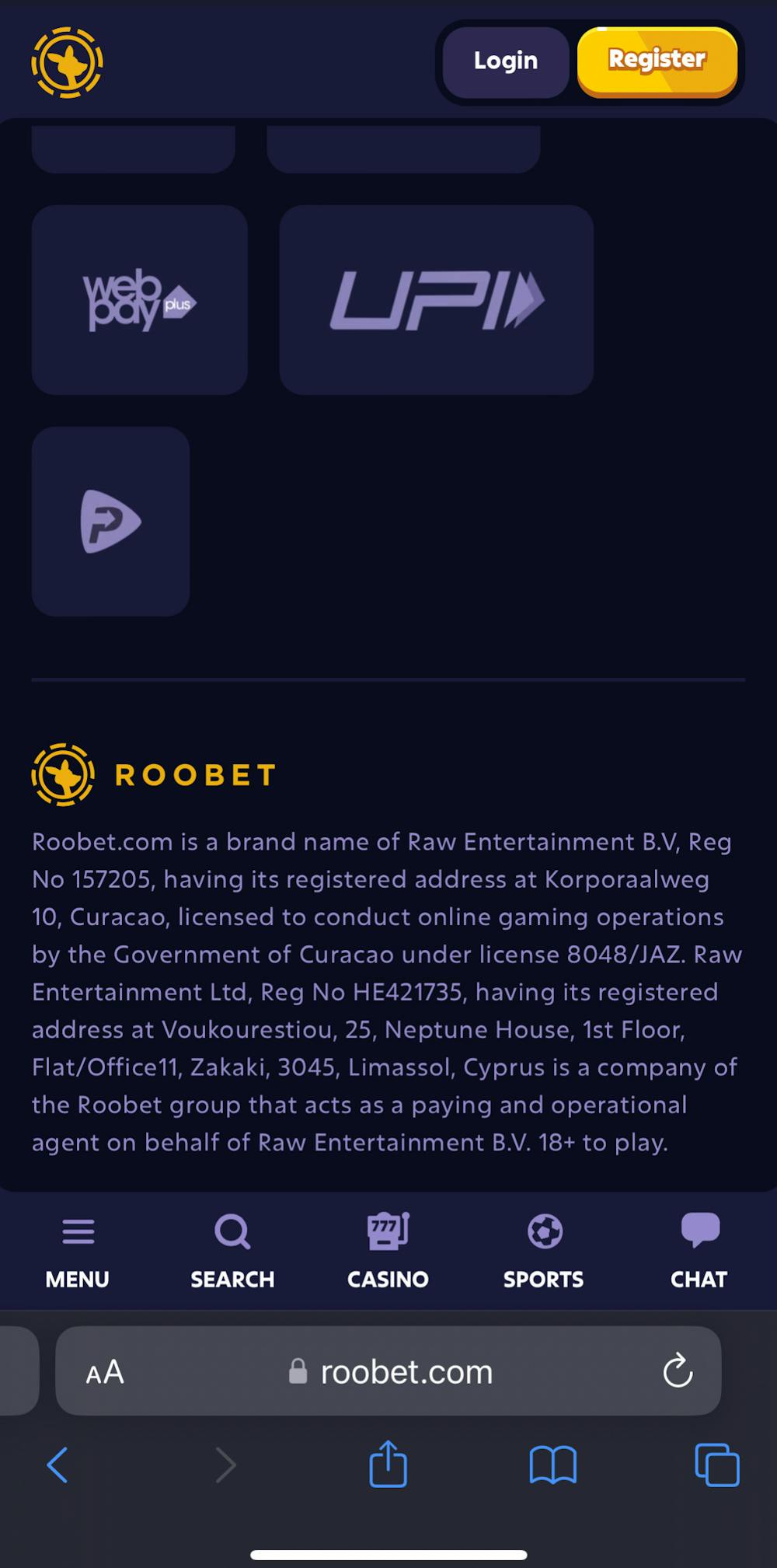 roobet-statement