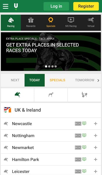 Unibet horse racing betting in Ireland