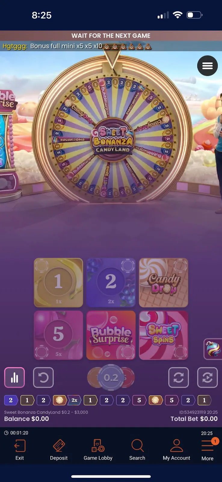 sweet bonanza candy land 