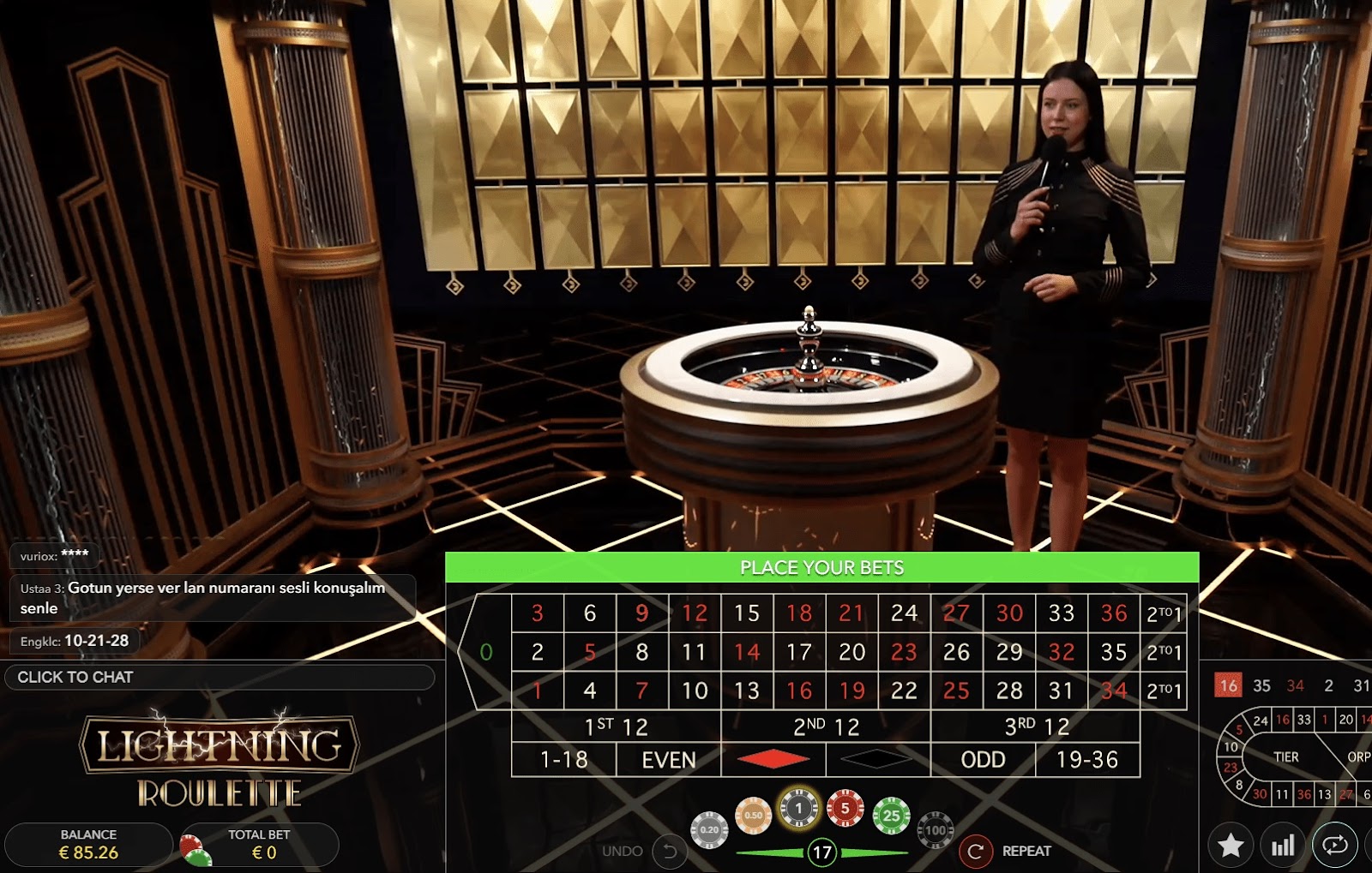 lightning roulette testing 