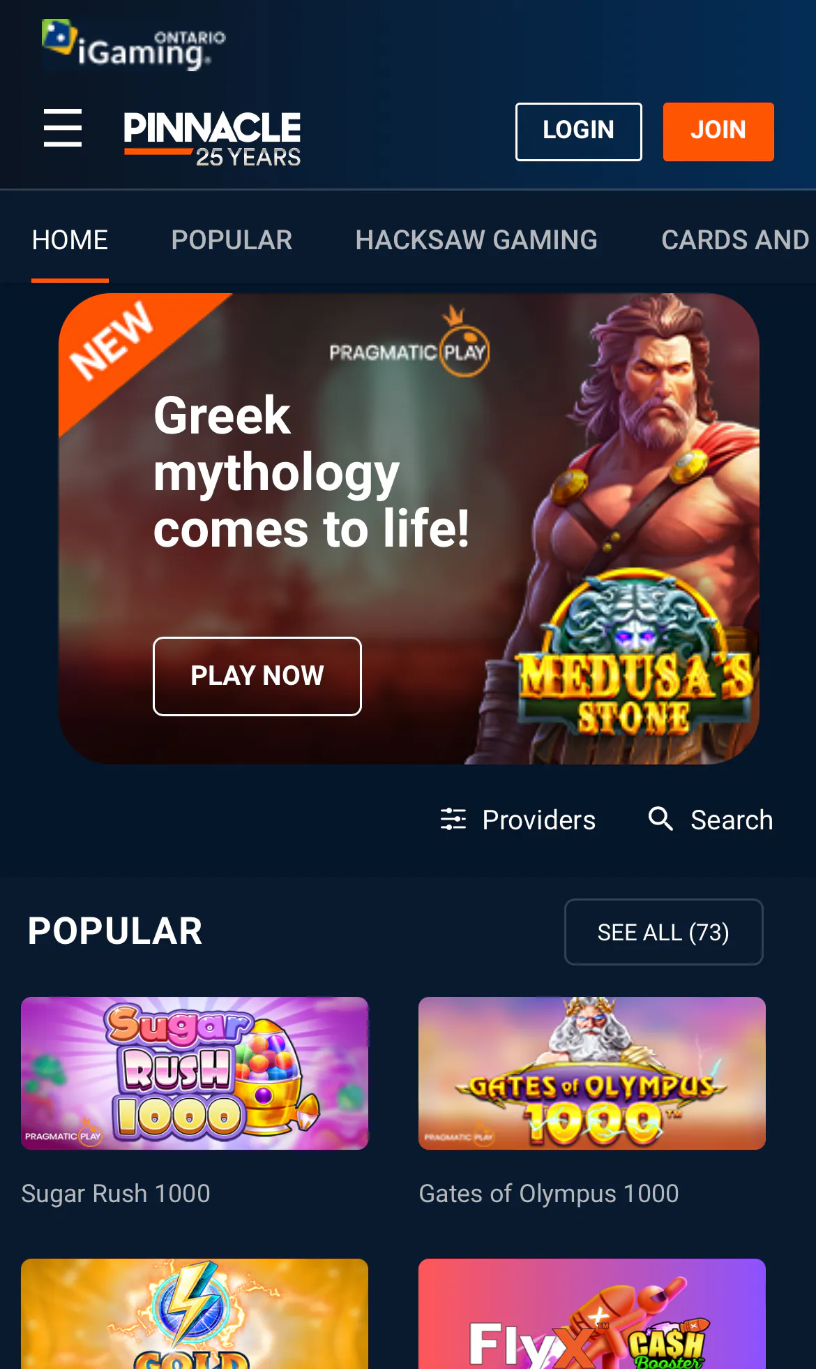 pinnacle canada home page