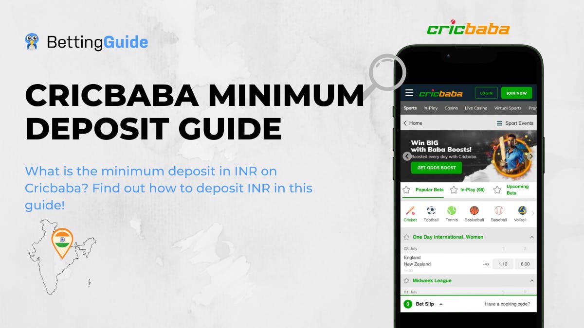 Cricbaba Minimum Deposit in India