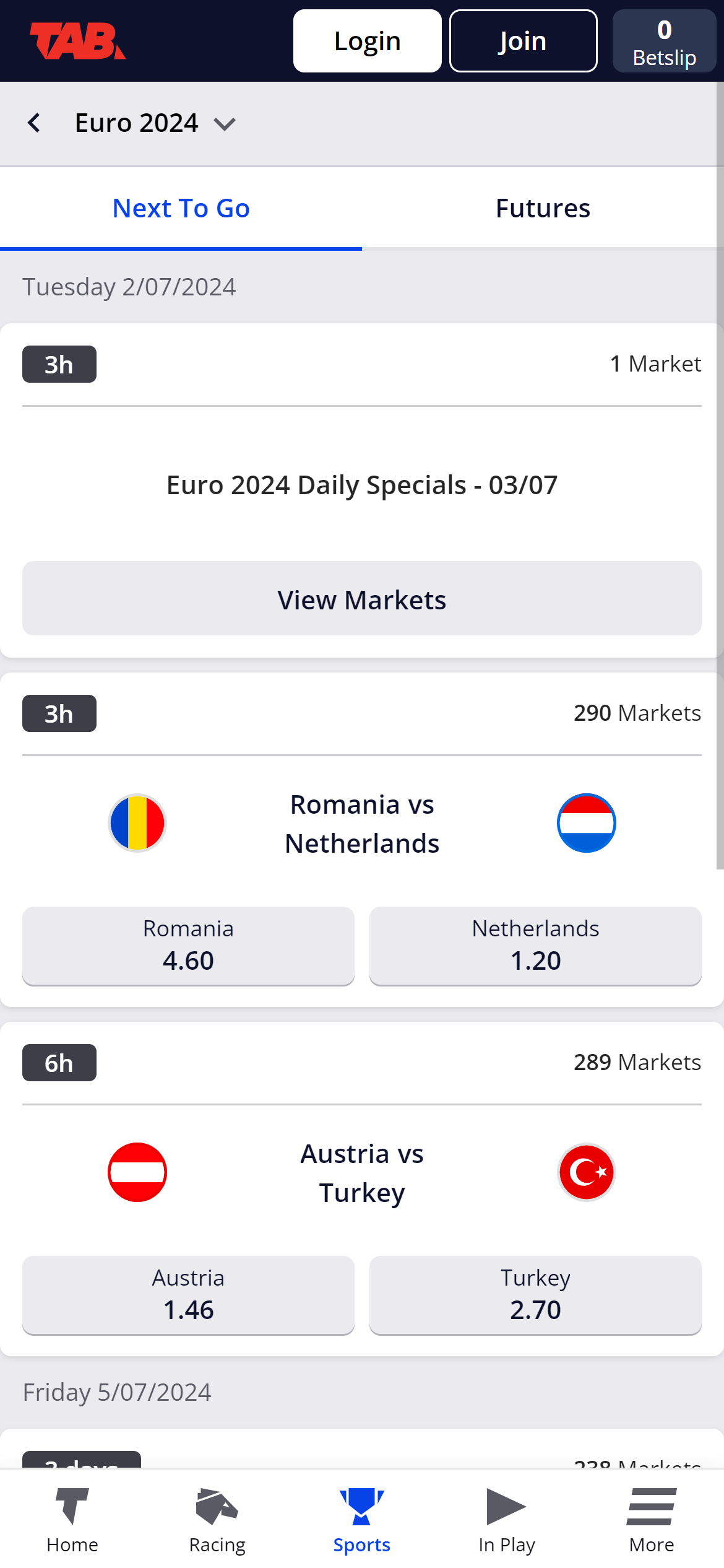 TAB football new zealand 