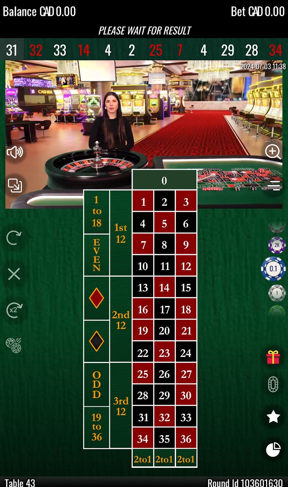 live casino games at betobet