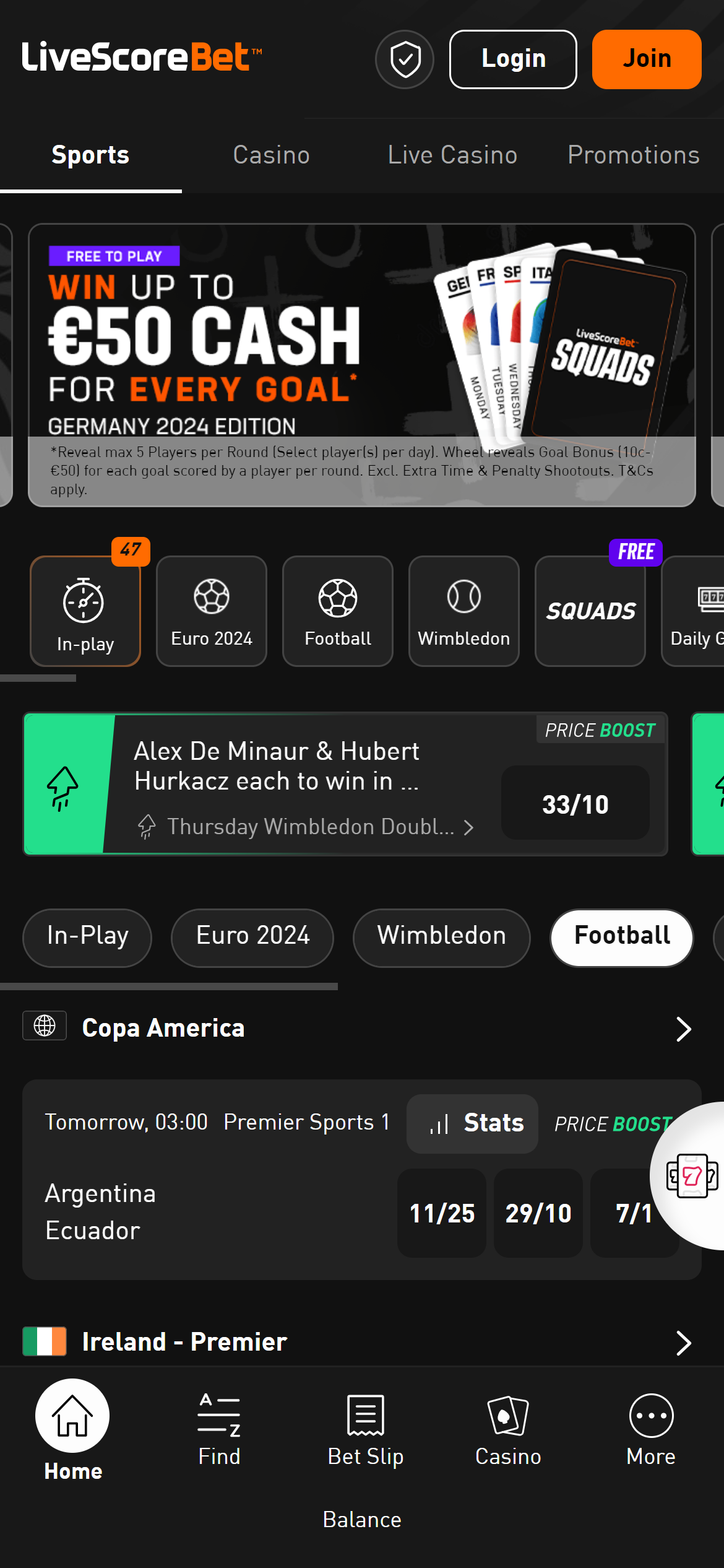LiveScore Bet Sportsbook