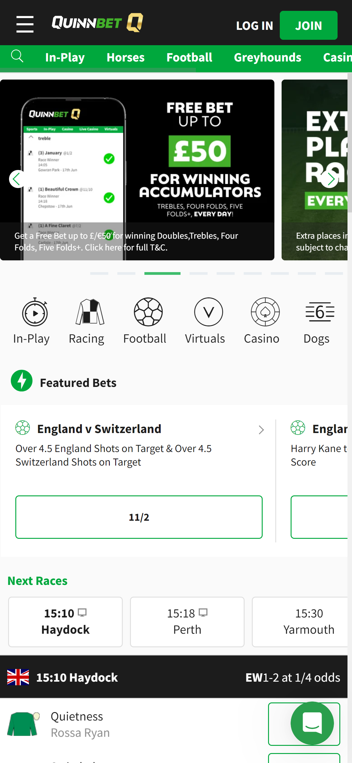 Quinnbet sportsbook ireland