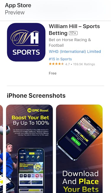 william hill app store