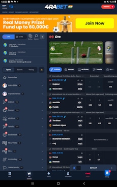 4raBet Android App 2