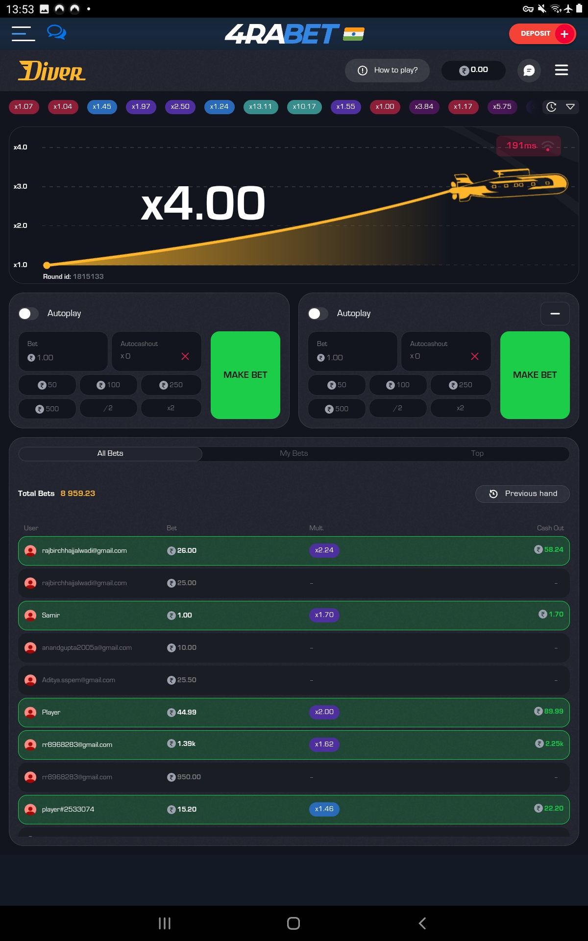 4raBet Android App 5