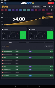 4raBet Android App 5