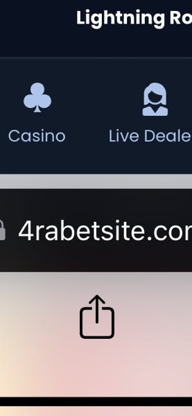 4raBet Safari Share icon
