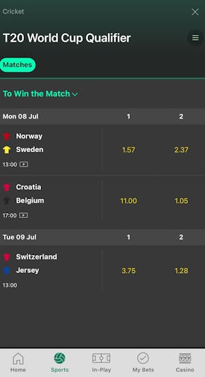 Bet365 cricket betting
